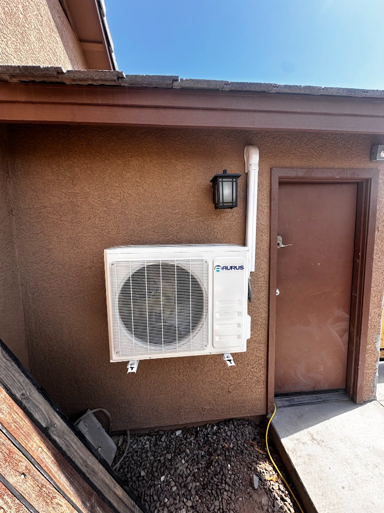 Mini split installation outdoor unit St. George